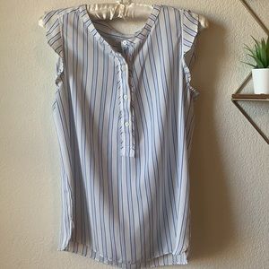 LOFT | Striped Top Sz XS